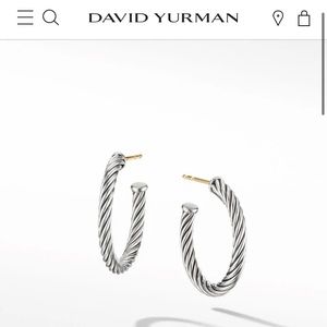 David Yurman Cable Hoop Earrings